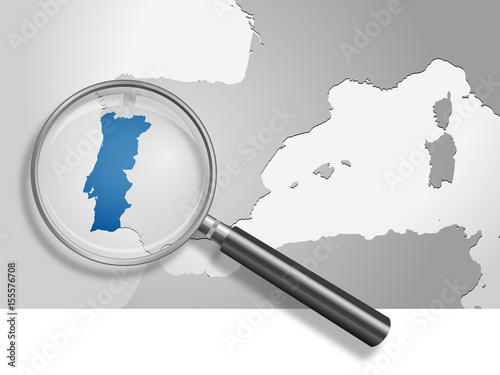 Landkarte *** Europa Portugal
