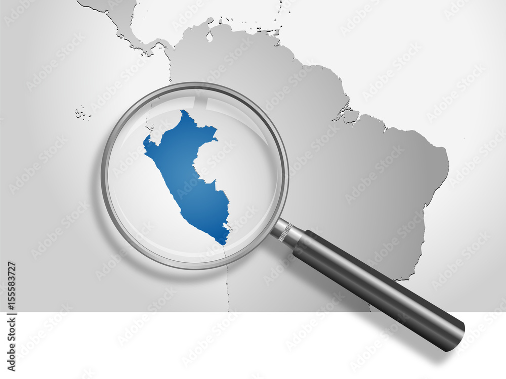 Landkarte *** Südamerika Peru
