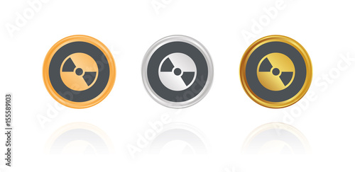 CD - CD-Rom - Bronze, Silber, Gold Buttons