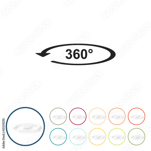 Bunte 3D Buttons - 360 Grad VR