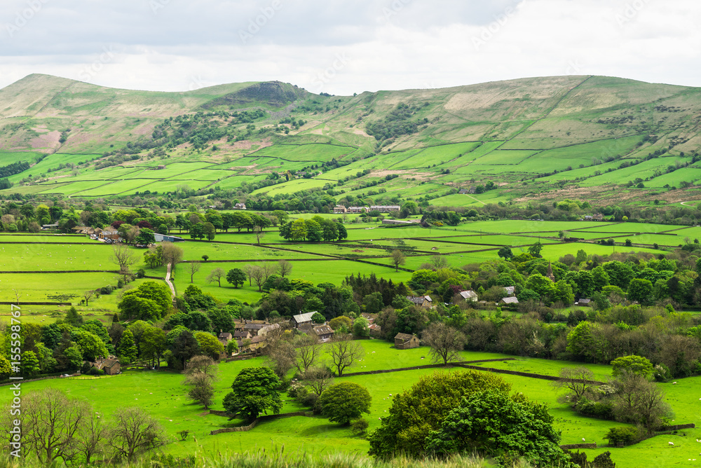  View on the Hills near Edale, Peak District National Park, UK