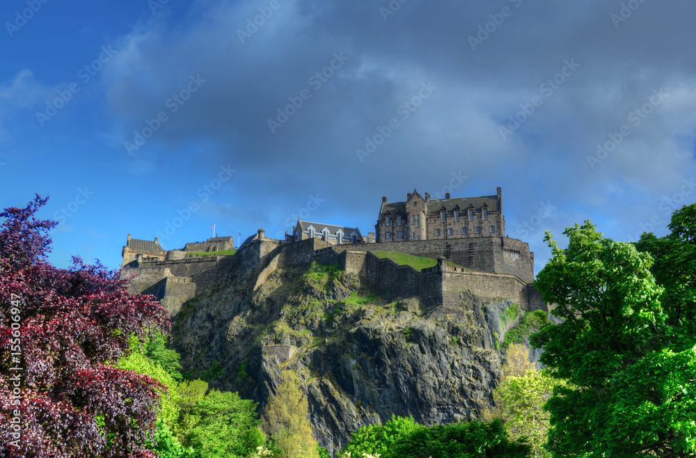 Edinburgh Castle in Edinburgh Scotland.