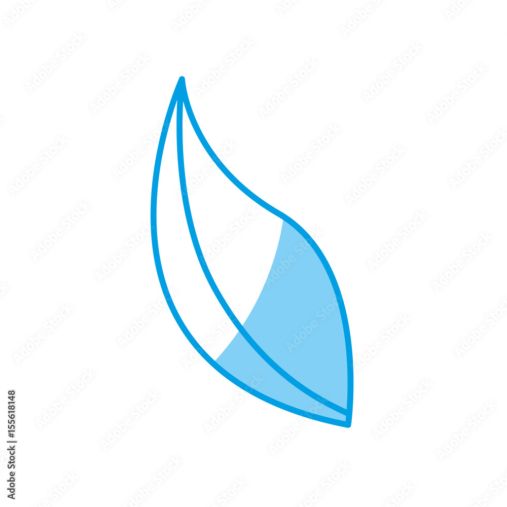leaf icon over white background. vector illustration leaf icon over white background. vector illustration