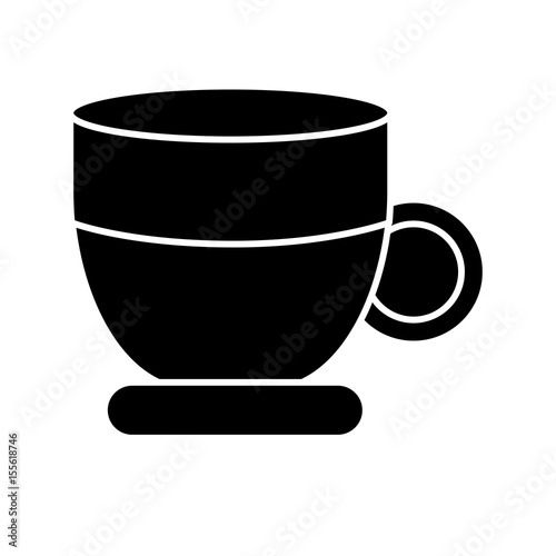 coffee mug icon over white background. vector illustration