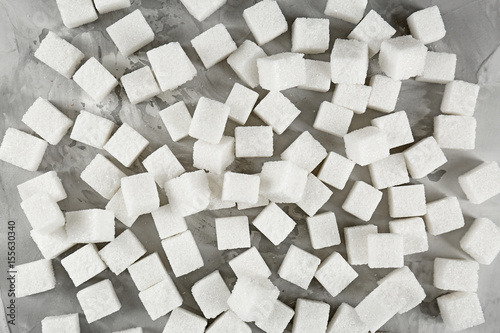 Sugar cubes as background © Africa Studio