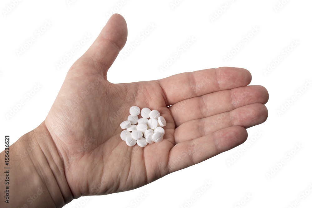 Handful of White Pills Handful of White Pills