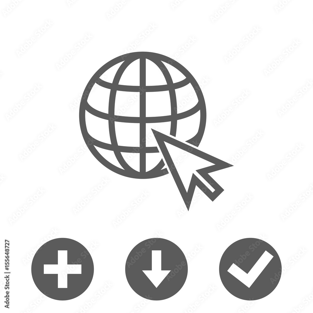 web icon stock vector illustration flat design