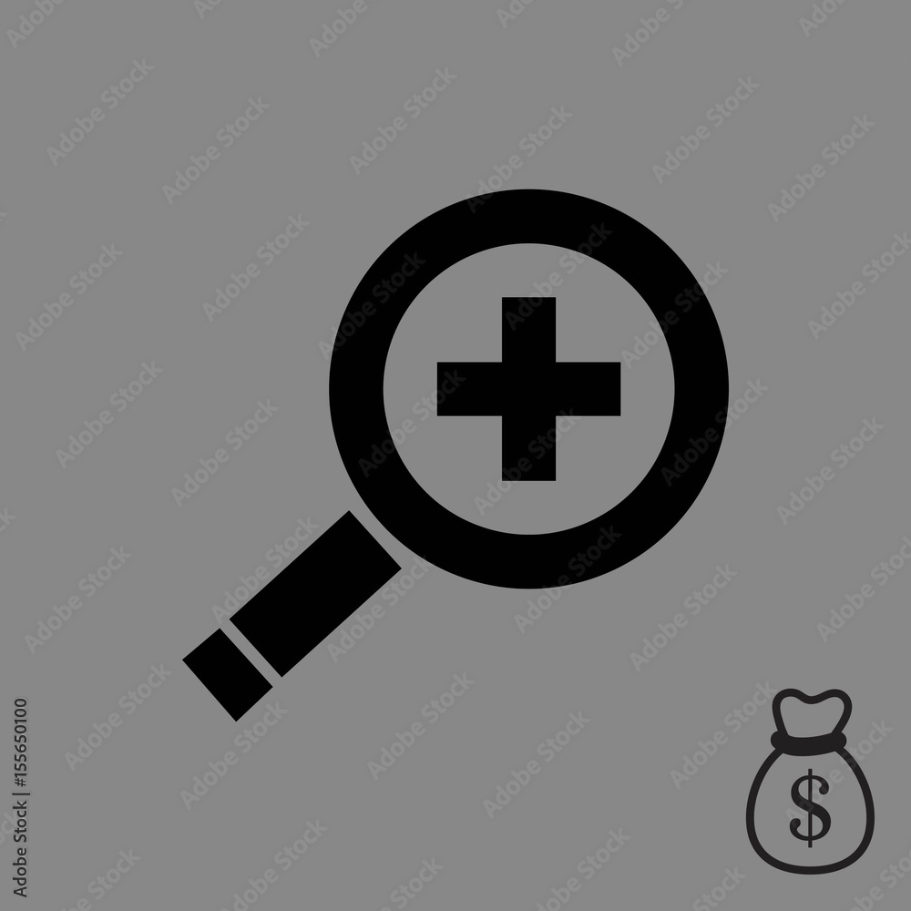 search icon stock vector illustration flat design search icon stock vector illustration flat design