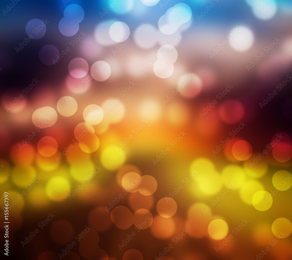 Photo of bokeh lights on black background Photo of bokeh lights on black background