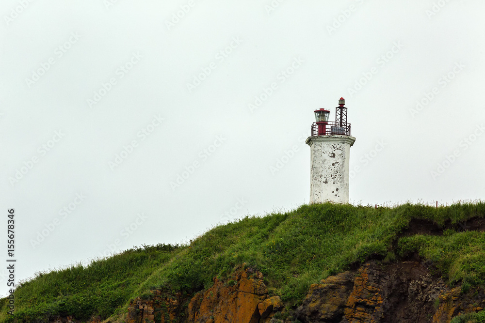 Lighthouse on the coast of Avacha Bay