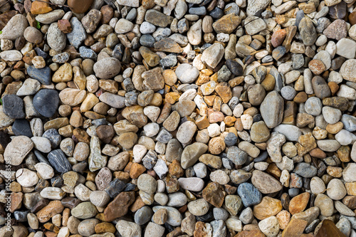 Nature background of pebble stone texture background