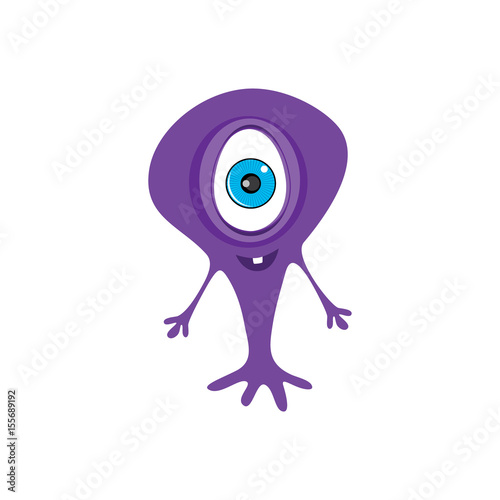cute adorable scary monster cartoon fictional character