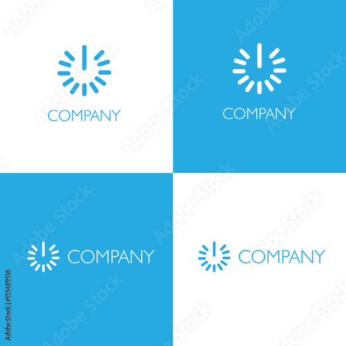 Electronics services or goods company logo