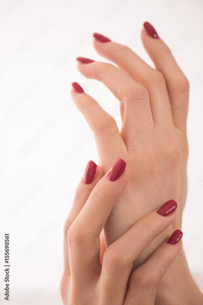 closeup of hands of a young woman closeup of hands of a young woman