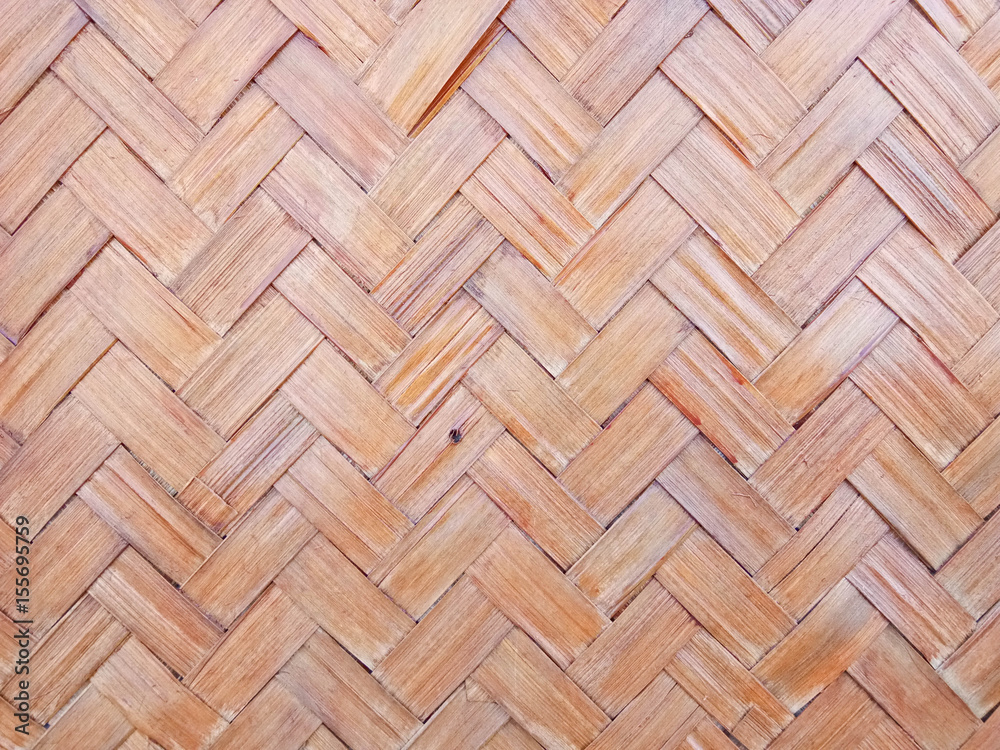 Close-up fragment of a wicker basket as a background texture Close-up fragment of a wicker basket as a background texture
