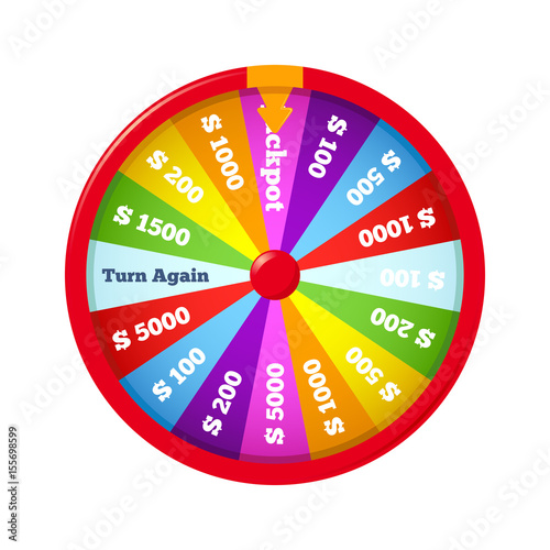 Colorful Wheel of Fortune