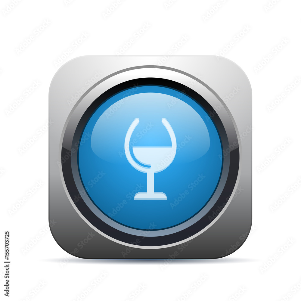 Square Push-Button - Vector Square Push-Button - Vector