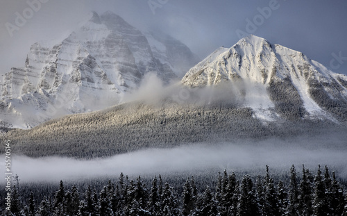 Rocky Mountains in Winter
