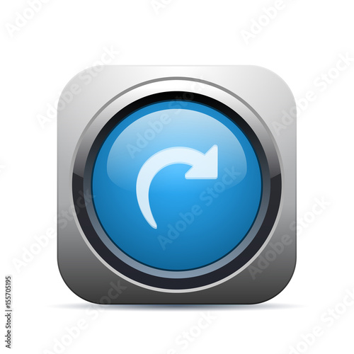 Square Push-Button - Vector