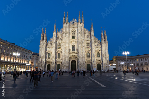 Duomo di Milano in the evening