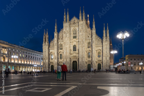 Duomo di Milano in the evening