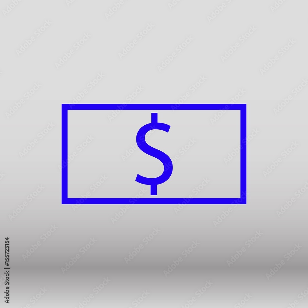 money icon stock vector illustration flat design money icon stock vector illustration flat design