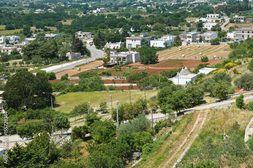 Panoramic view of Cisternino. Puglia. Italy. 