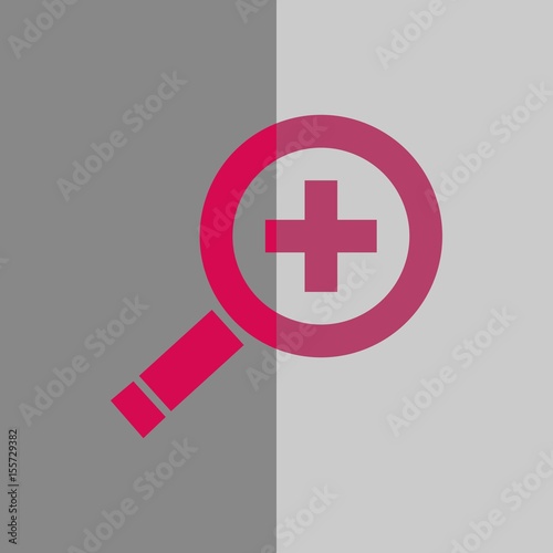 search icon stock vector illustration flat design