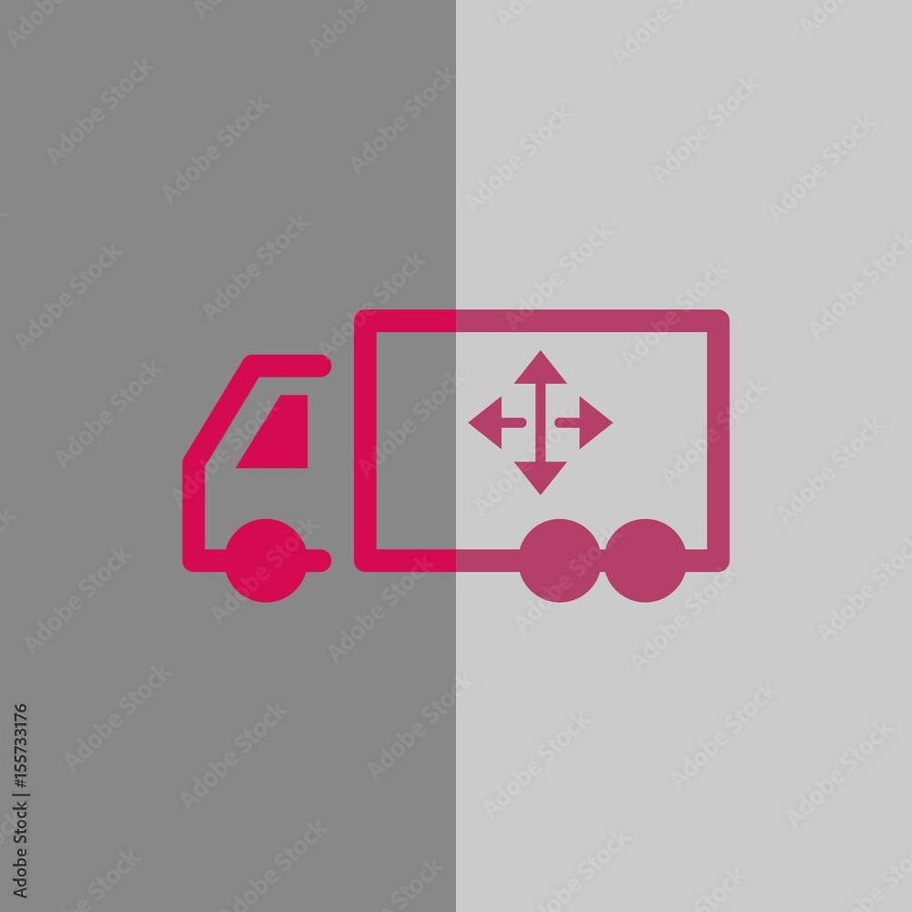 truck icon stock vector illustration flat design truck icon stock vector illustration flat design