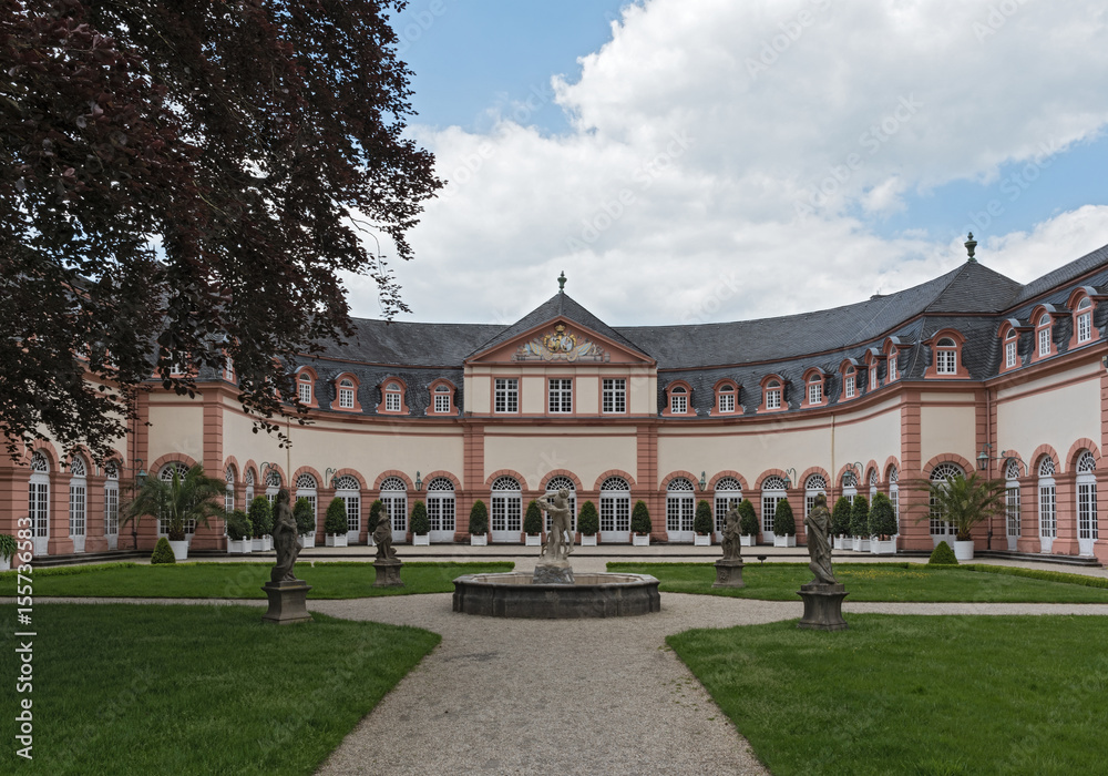 The upper orangery of the castle Weilburg, Hesse, Germany