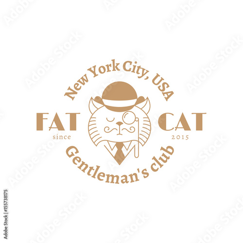 Fat cat label