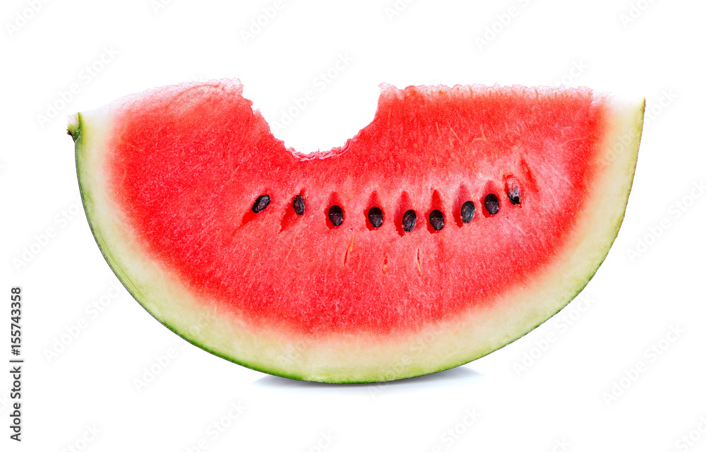 Sliced watermelon isolated on white background Sliced watermelon isolated on white background