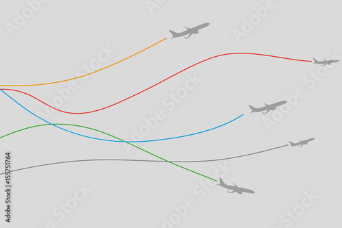 airplane route