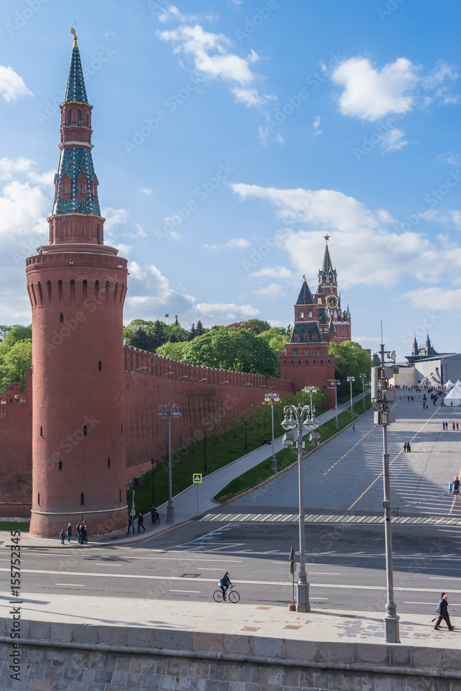 Red square view from Bolshoy Moskvoretsky Bridge, Moscow, Russia Red square view from Bolshoy Moskvoretsky Bridge, Moscow, Russia