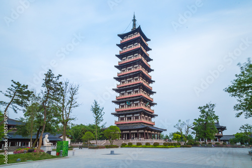 Qiling Pagoda in Daming Temple  in Yangzhou  Jiangsu province  China