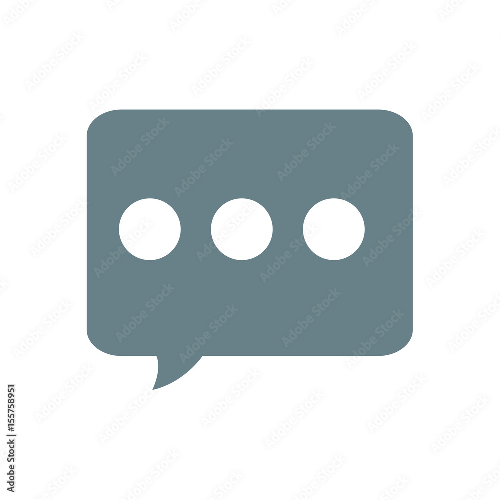 speech bubble icon over whtie background. vector illustration speech bubble icon over whtie background. vector illustration