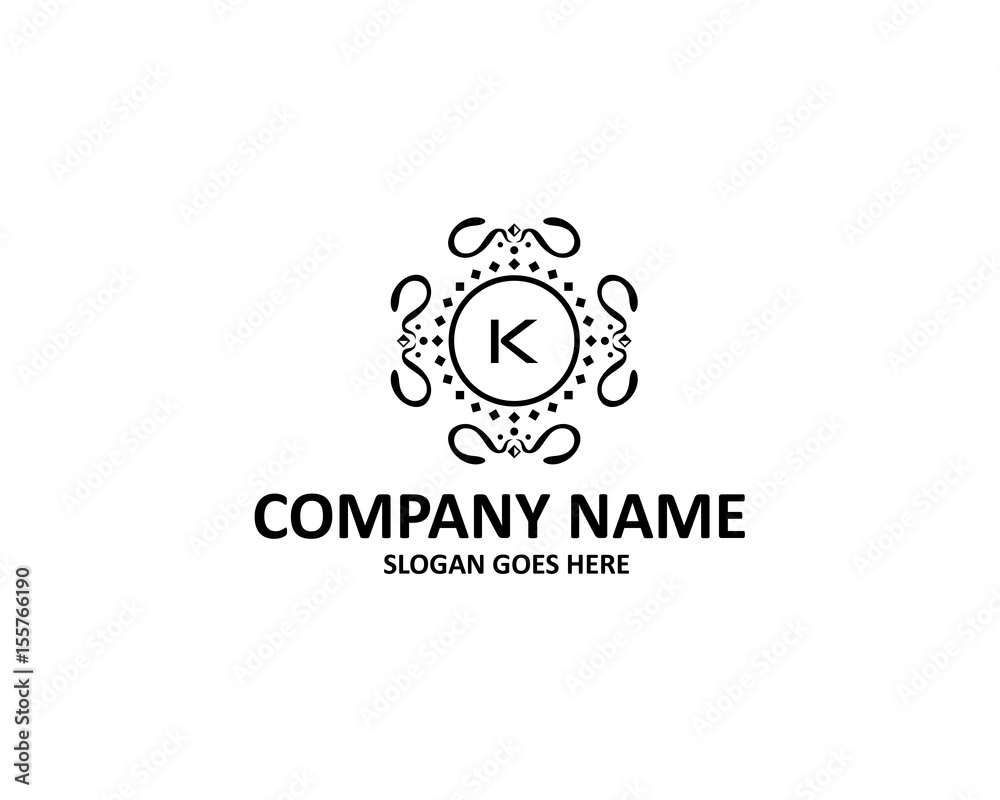 K Letter Monogram Logo K Letter Monogram Logo