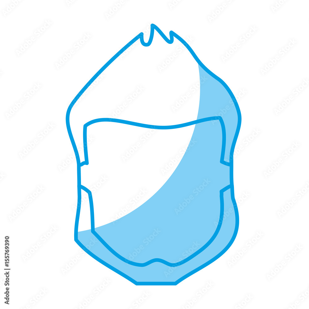 man face icon over white background. vector illustration man face icon over white background. vector illustration