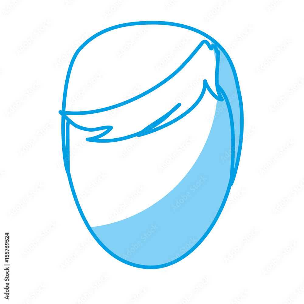 man face icon over white background. vector illustration man face icon over white background. vector illustration