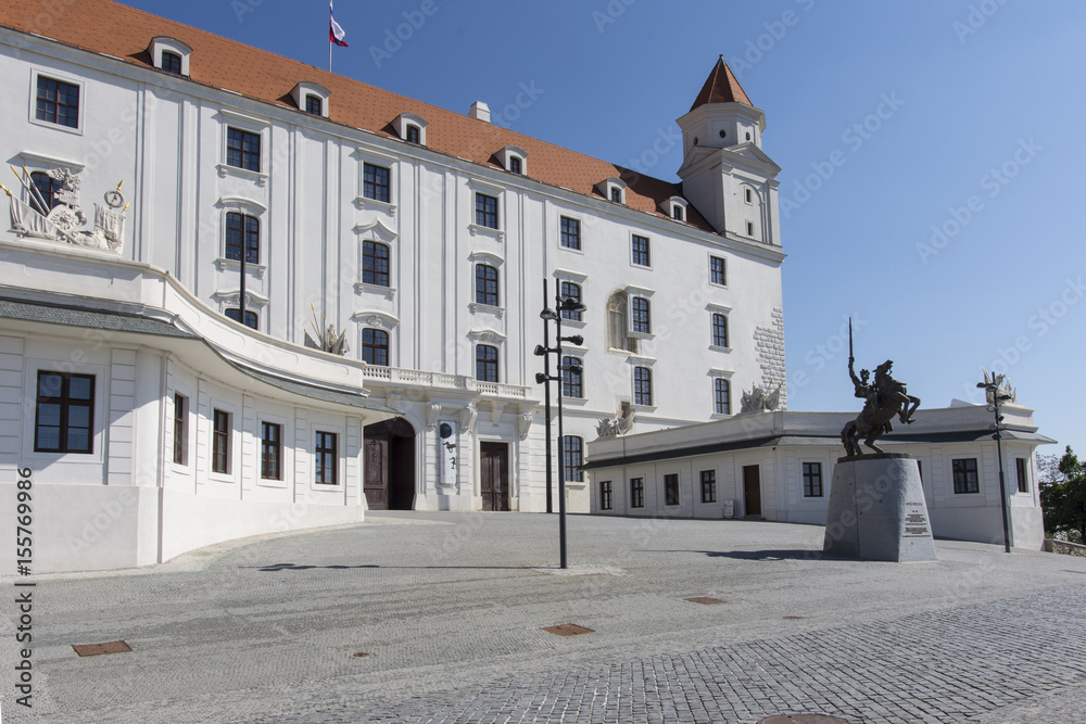 The castle of Bratislava