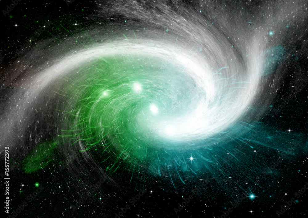 Obraz premium galaxy in a free space