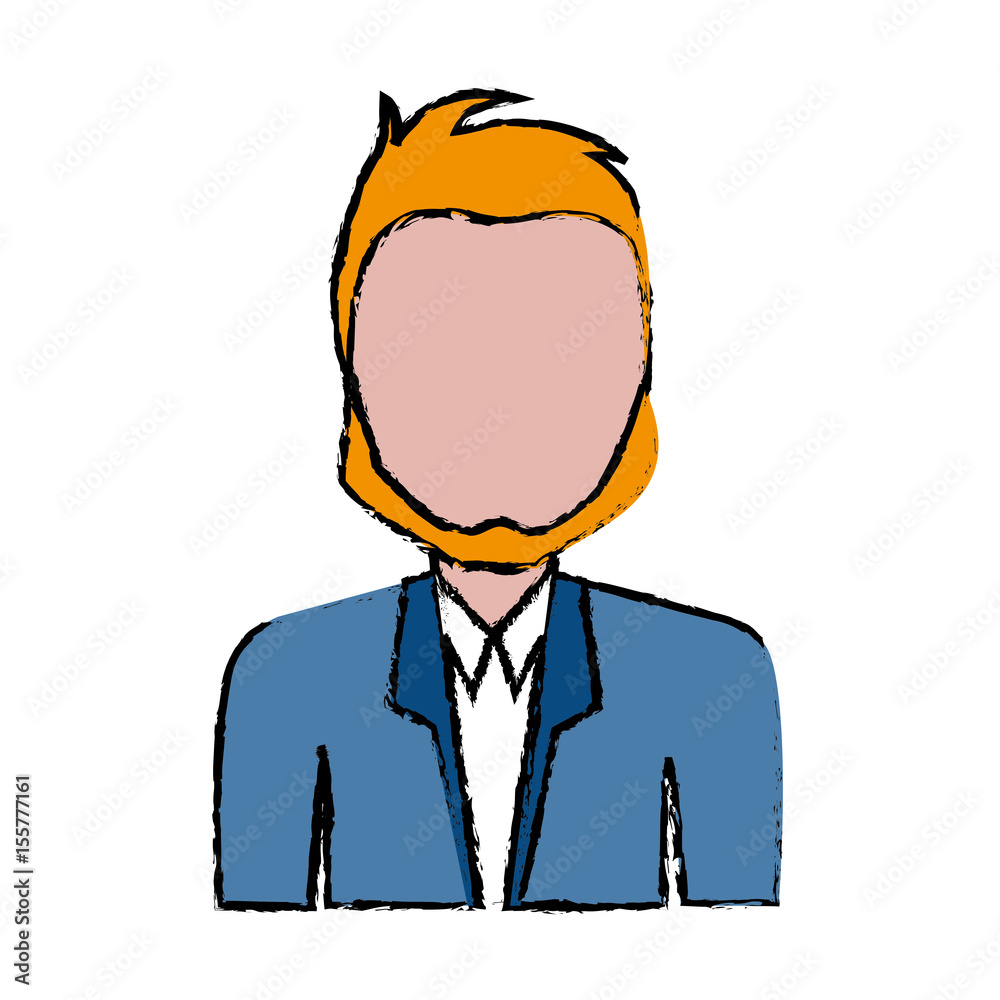 man wearing elegant clothes icon over white background. colorful design. vector illustration man wearing elegant clothes icon over white background. colorful design. vector illustration