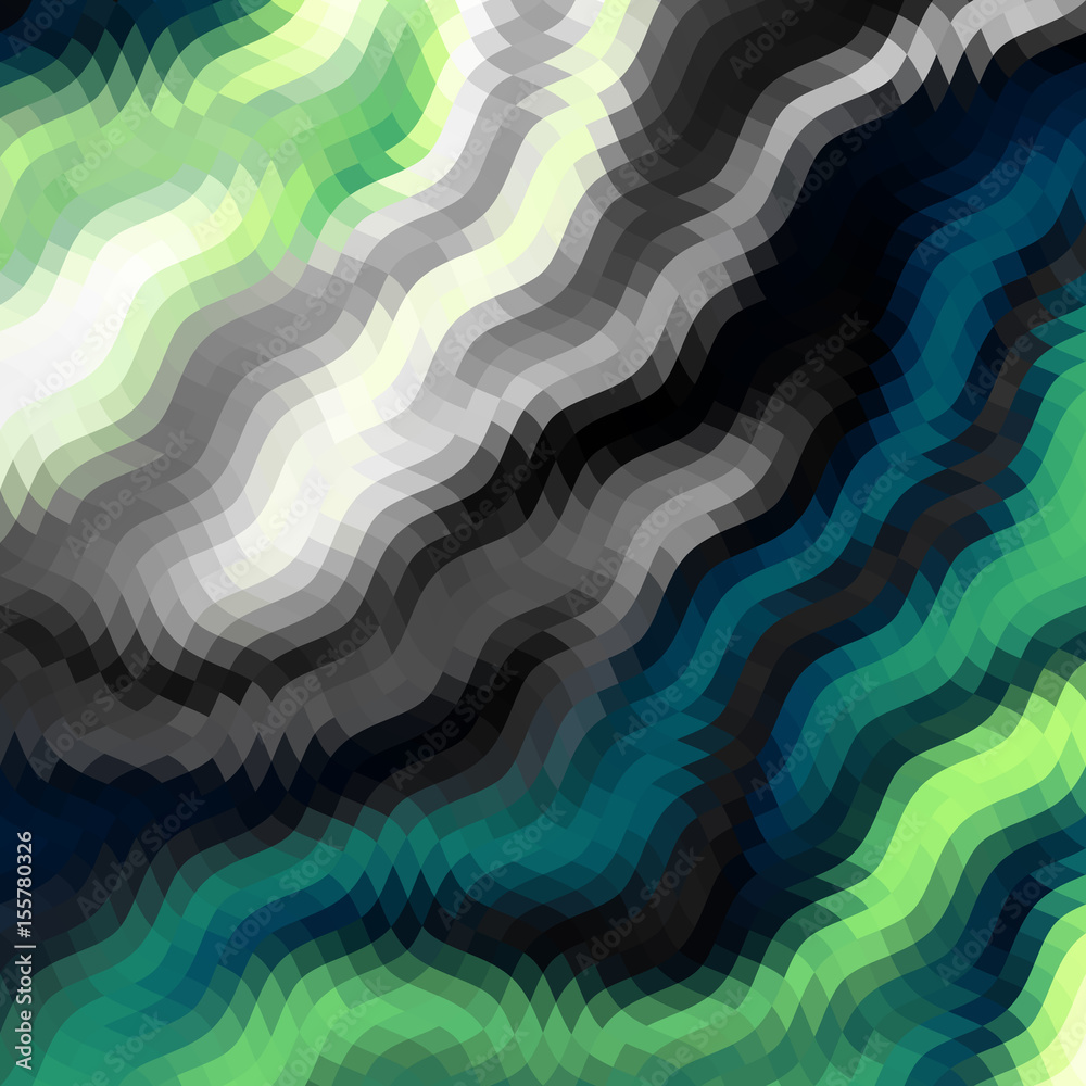 Wavy abstract diagonal pattern in low poly style. Wavy abstract diagonal pattern in low poly style.