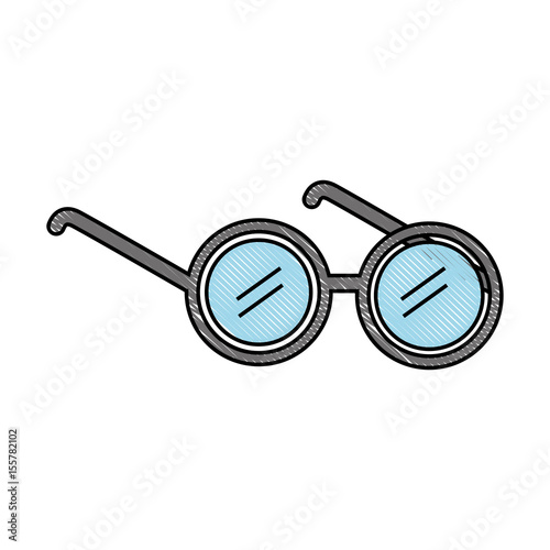 elderly glasses isolated icon vector illustration design