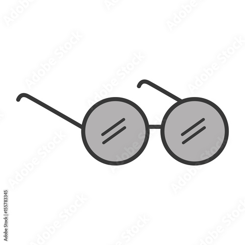 elderly glasses isolated icon vector illustration design