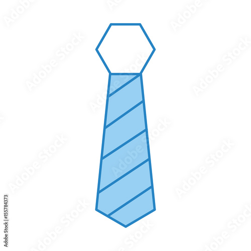 elegant tie isolated icon vector illustration design