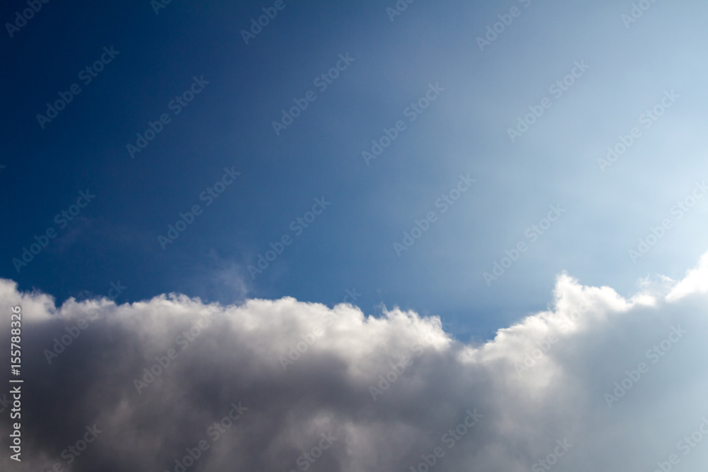 Obraz premium Cloud before thunderstorm