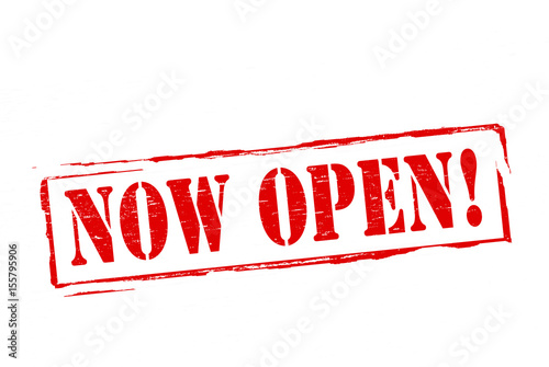 Now open