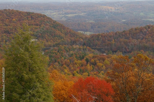 Obraz na plátne View From Fire Tower Bays Mountain Park Kingsport TN