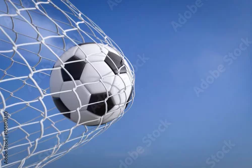 Obraz Piłka nożna w bramce